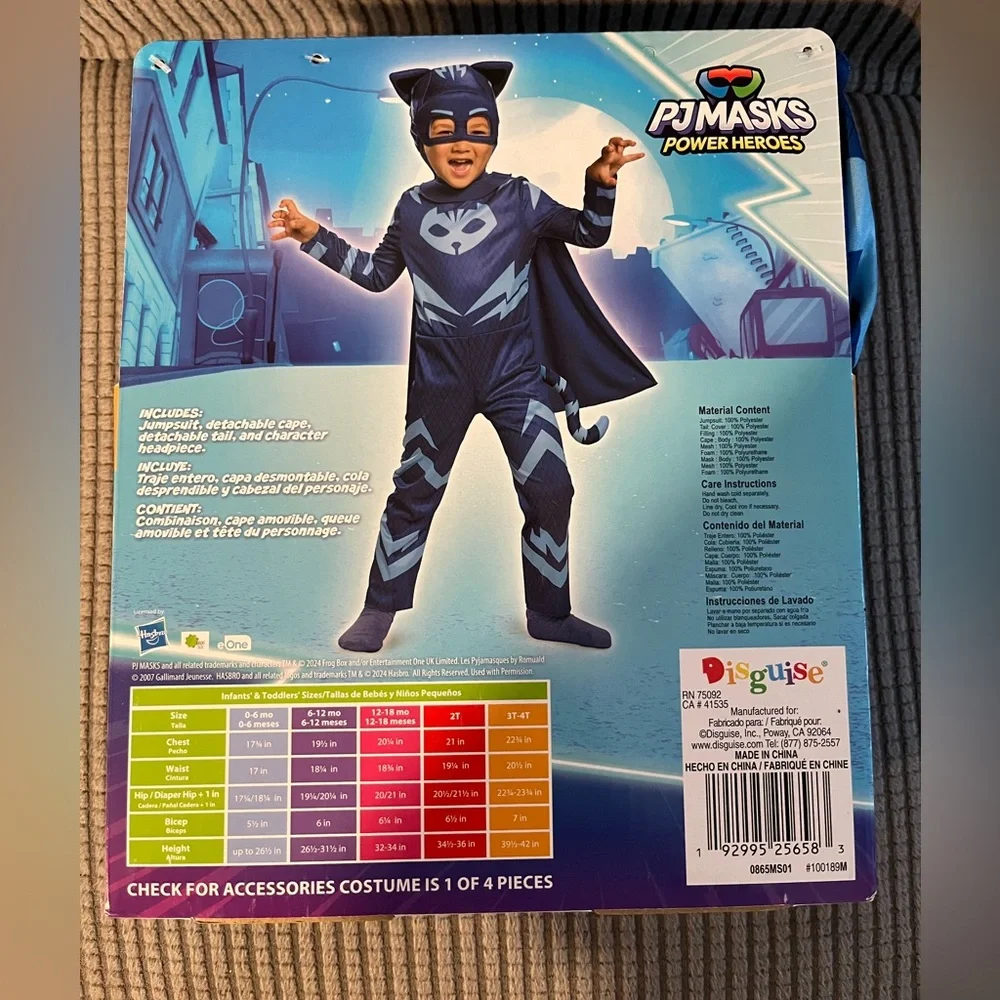 New PJ Masks Catboy Toddler Costume‎